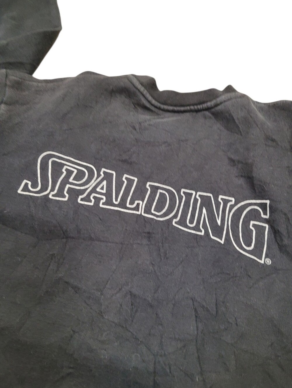 Zara X Spalding Black & White Graphic Sweatshirts Top Size: Small